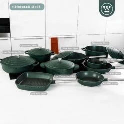 Westinghouse Braadpan Performance - Gracious Green - ø 24 Cm / 4.5 Liter -Speciaalzaken Voor Keukengerei WCCC0095024SG 6
