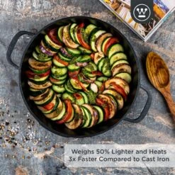 Westinghouse Hapjespan Performance - Blissful Black - ø 28 Cm / 4.1 Liter - Standaard Anti-aanbaklaag -Speciaalzaken Voor Keukengerei WCCC0095L28BK 2