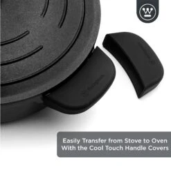 Westinghouse Hapjespan Performance - Blissful Black - ø 28 Cm / 4.1 Liter - Standaard Anti-aanbaklaag -Speciaalzaken Voor Keukengerei WCCC0095L28BK 5