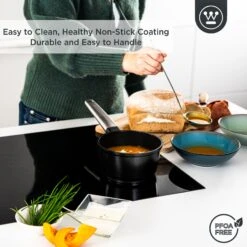 Westinghouse Steelpan Performance - Blissful Black - ø 18 Cm / 1.9 Liter -Speciaalzaken Voor Keukengerei WCSP0095N18BK 4