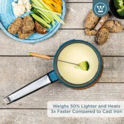 Westinghouse Steelpan Performance - Bravery Blue - ø 18 Cm / 1.9 Liter -Speciaalzaken Voor Keukengerei WCSP0095N18BL 2