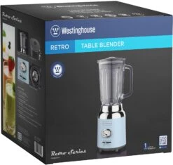 Westinghouse Blender Retro Collections - Blauw - 1.5 Liter - WKBE221BU 7 Westinghouse Blender Retro Collections - Blauw - 1.5 Liter - WKBE221BU -Speciaalzaken Voor Keukengerei WKBE221BU Table Blender BOX
