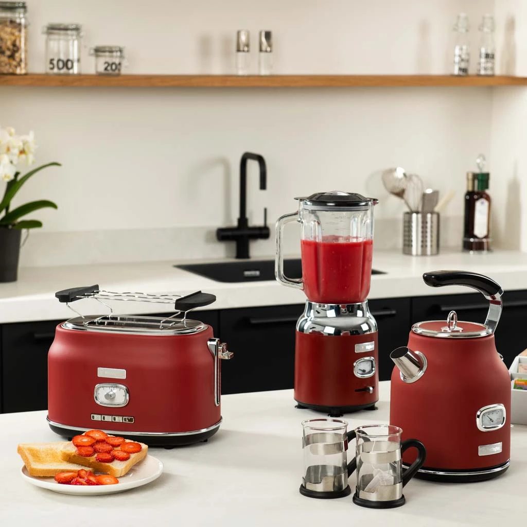Westinghouse Blender Retro Collections - Cranberry Red - 1.5 Liter - WKBE221RD 9 Westinghouse Blender Retro Collections - Cranberry Red - 1.5 Liter - WKBE221RD - Afbeelding 7