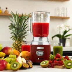Westinghouse Blender Retro Collections - Cranberry Red - 1.5 Liter - WKBE221RD 11 Westinghouse Blender Retro Collections - Cranberry Red - 1.5 Liter - WKBE221RD -Speciaalzaken Voor Keukengerei WKBE221RD Retro Table Blender 7
