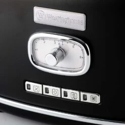 Westinghouse Broodrooster Retro Collections - 2 Sleuven - Liquorice Black - WKTTB857BK -Speciaalzaken Voor Keukengerei WKTTB857BK Retro 2 Slice Toaster 2