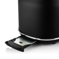 Westinghouse Broodrooster Retro Collections - 2 Sleuven - Liquorice Black - WKTTB857BK -Speciaalzaken Voor Keukengerei WKTTB857BK Retro 2 Slice Toaster 4