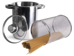 Cooking Pastapan / Aspergepan - RVS - ø 16 Cm / 4.0 Liter -Speciaalzaken Voor Keukengerei aspergepan 0
