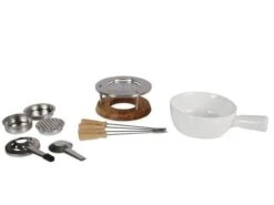 Boska Fondueset - 4 Personen - Wit -Speciaalzaken Voor Keukengerei boska fondue set bianco 5