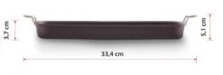 Valira Grillpan Aire Met Handgrepen - 34 X 25 Cm - Standaard Anti-aanbaklaag -Speciaalzaken Voor Keukengerei ceramic grill pan aire.jpg2