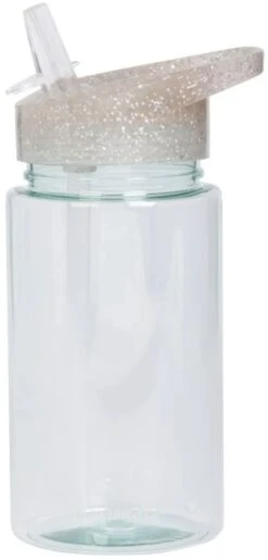 Speciaalzaken Voor Keukengerei 17 A Little Lovely Company Drinkfles / Waterfles - Glitter Zilver