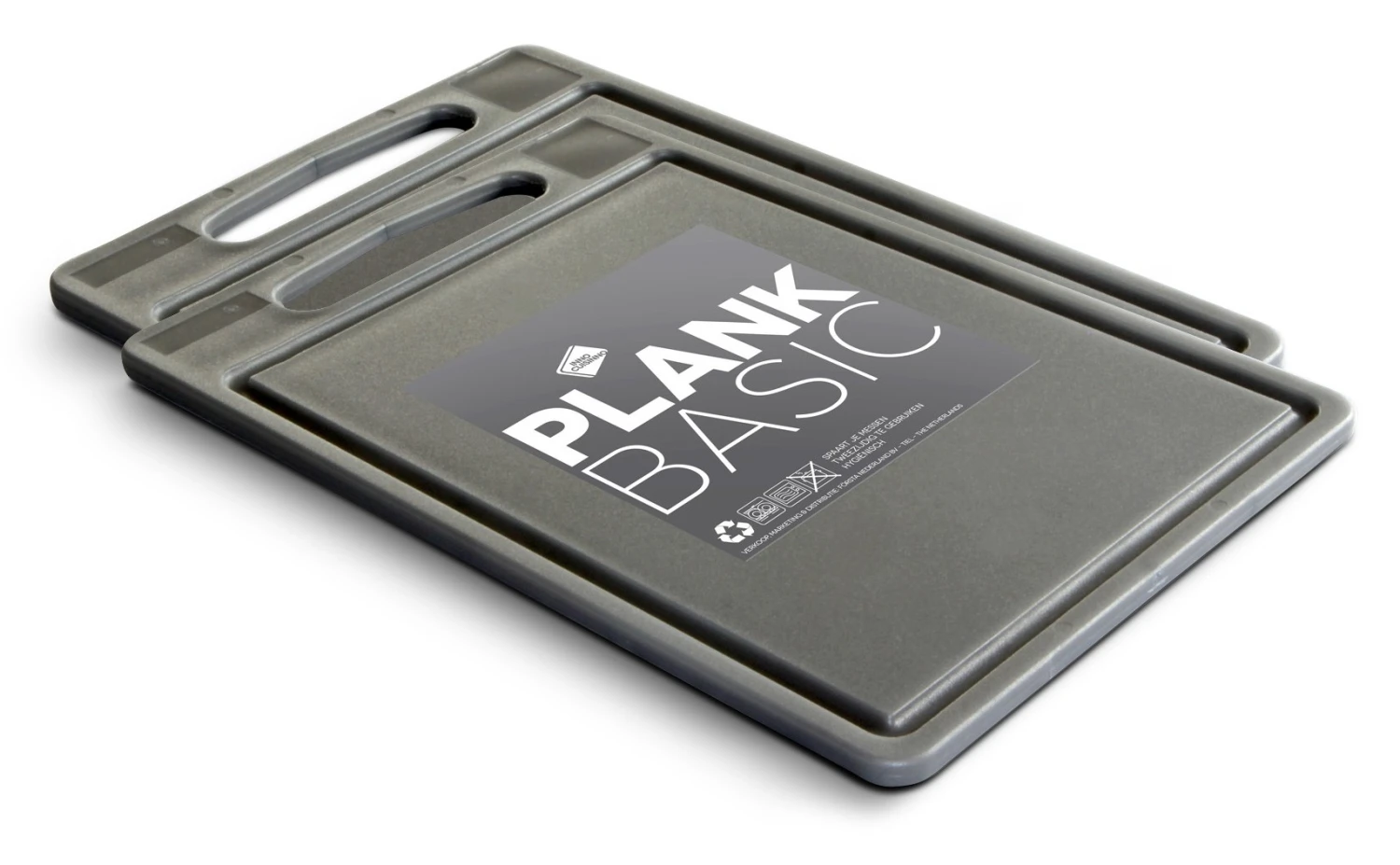 Inno Cuisinno Snijplanken Basic - 35 X 25 Cm - Grijs - 2 Stuks 3 Inno Cuisinno Snijplanken Basic - 35 X 25 Cm - Grijs - 2 Stuks