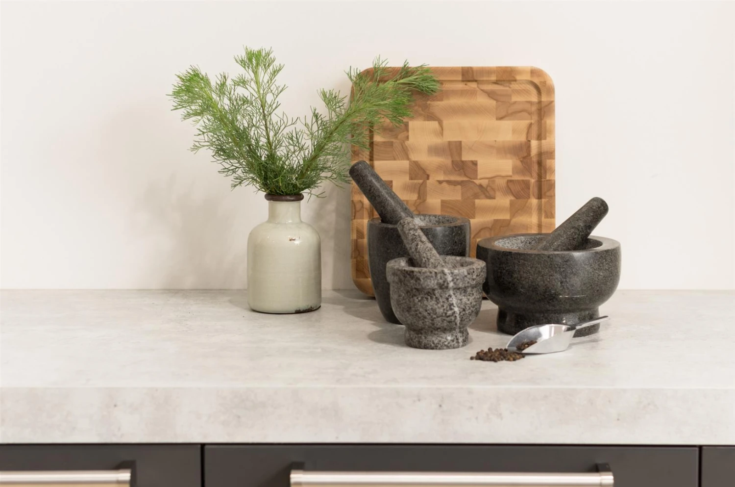 Inno Cuisinno Vijzel En Stamper Graniet ø 18 Cm 6 Inno Cuisinno Vijzel En Stamper Graniet ø 18 Cm - Afbeelding 4