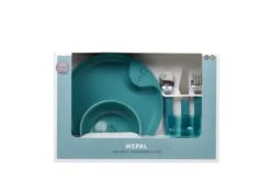 Mepal Kinderservies Mio Deep Turquoise 6-Delig -Speciaalzaken Voor Keukengerei kinderservies mepal mio 6 delig deep turquoise 1
