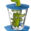 Leonardo Kinderglas Set Bambini Krokodil 215 Ml - 3-Delig -Speciaalzaken Voor Keukengerei leonardo drinkbeker krokodil