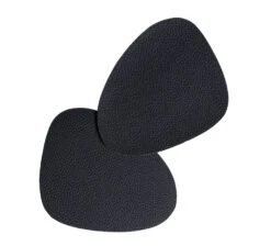 Jay Hill Onderzetters - Vegan Leer - Zwart - Organic - 13 X 11 Cm - 6 Stuks -Speciaalzaken Voor Keukengerei ovaal dubbelzijdig 5