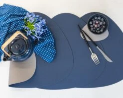 Jay Hill Onderzetters - Vegan Leer - Grijs / Blauw - Organic - Dubbelzijdig - 13 X 11 Cm - 6 Stuks 9 Jay Hill Onderzetters - Vegan Leer - Grijs / Blauw - Organic - Dubbelzijdig - 13 X 11 Cm - 6 Stuks -Speciaalzaken Voor Keukengerei placemat 1 2