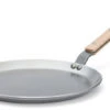 De Buyer Pannenkoekenpan Mineral B Hout - ø 24 Cm - Zonder Antiaanbaklaag -Speciaalzaken Voor Keukengerei poele a crepes en acier mineral b bois