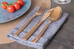 Sareva Bestekset - Koper - 4-delig -Speciaalzaken Voor Keukengerei product 7 1