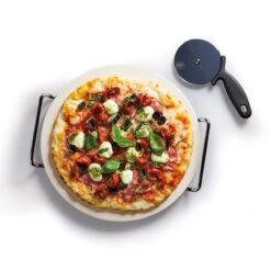 KitchenCraft Pizzasteen En Pizzames - 32 Cm -Speciaalzaken Voor Keukengerei qii8zbg61ucyuxrfrlff 28232