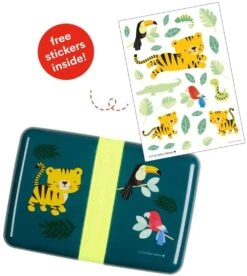 A Little Lovely Company Lunchbox - Jungle Tijger -Speciaalzaken Voor Keukengerei sbjtgr14 lr 11 lunch box jungle tiger