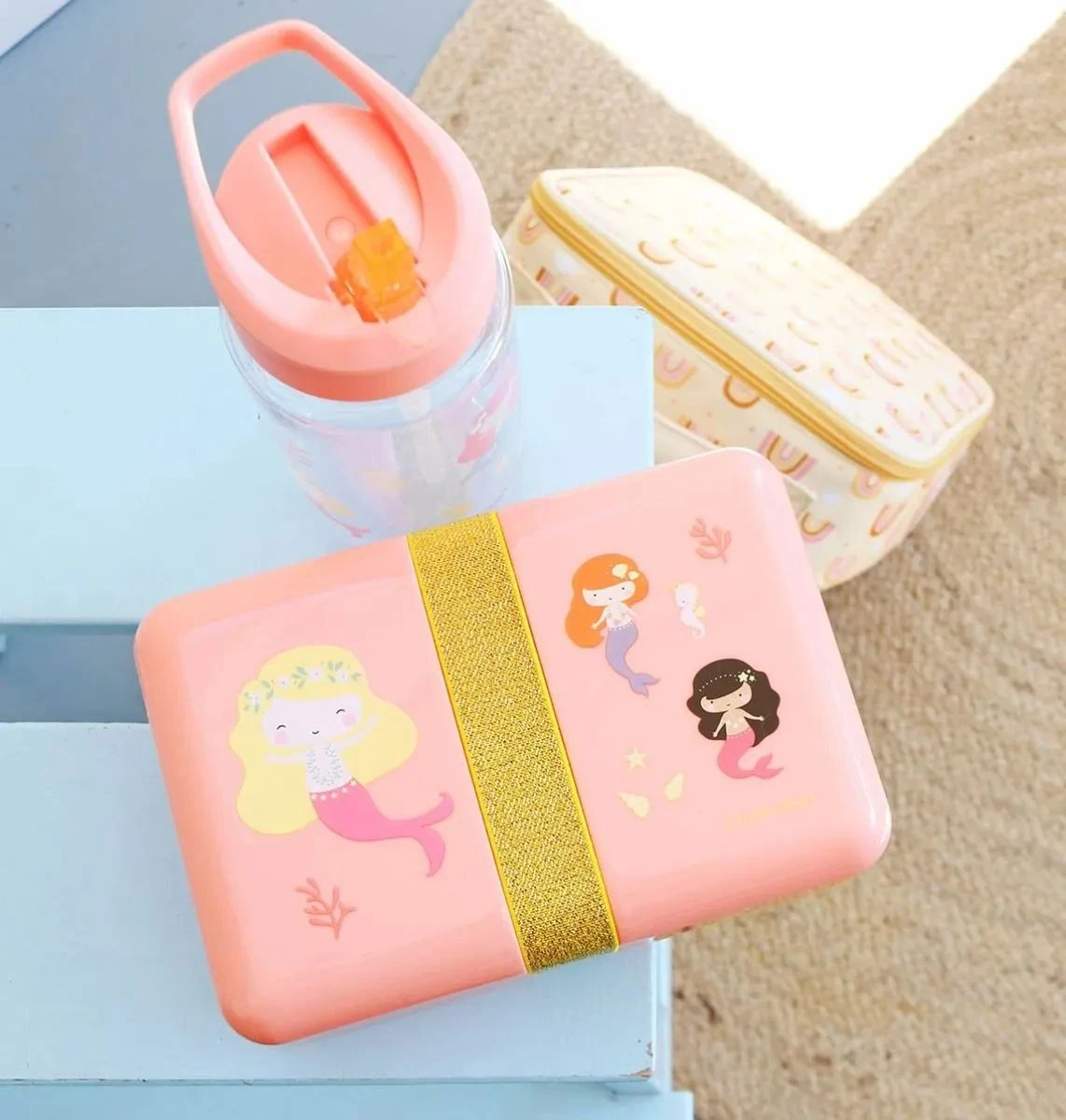 A Little Lovely Company Lunchbox - Zeemeermin 4 A Little Lovely Company Lunchbox - Zeemeermin - Afbeelding 2