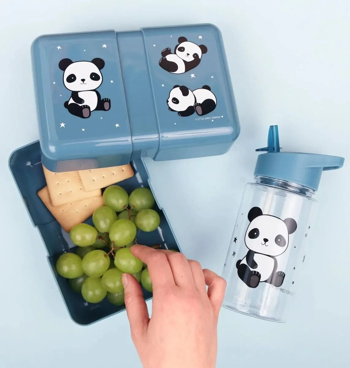 A Little Lovely Company Lunchbox - Panda 5 A Little Lovely Company Lunchbox - Panda - Afbeelding 3