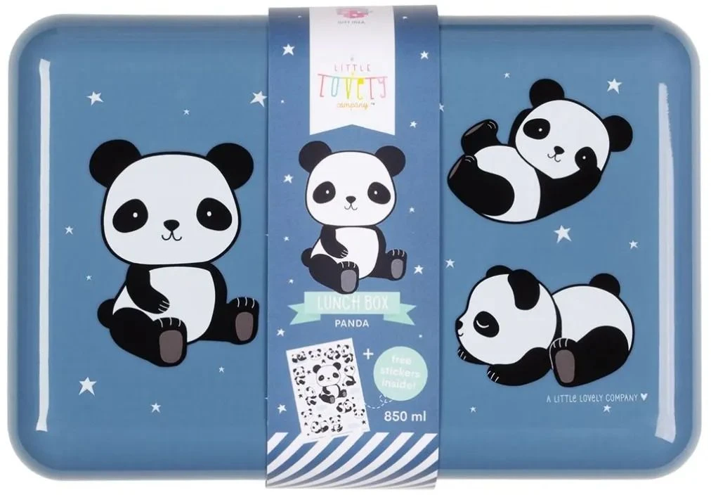 A Little Lovely Company Lunchbox - Panda 7 A Little Lovely Company Lunchbox - Panda - Afbeelding 5