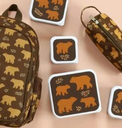 A Little Lovely Company Lunchset - Beren -Speciaalzaken Voor Keukengerei sbsebe43 lr 8 lunch snack box set bears