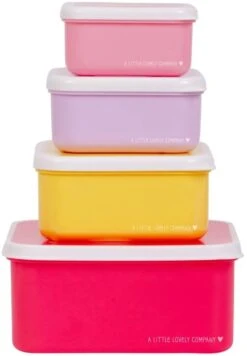 A Little Lovely Company Lunchset - Fee -Speciaalzaken Voor Keukengerei sbsefa28 lr 3 lunch and snack box set fairies