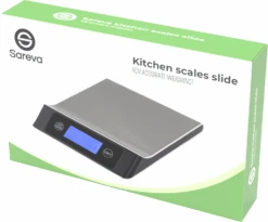 Sareva Keukenweegschaal Slide -Speciaalzaken Voor Keukengerei slide Package New