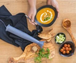 Alessi Staafmixer Set Plissé - Grijs - Michele De Lucchi - MDL10S G 11 Alessi Staafmixer Set Plissé - Grijs - Michele De Lucchi - MDL10S G -Speciaalzaken Voor Keukengerei staafmixer 3 1