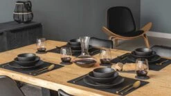 Studio Tavola Ontbijtborden Black Tie ø 19 Cm - 6 Stuks 9 Studio Tavola Ontbijtborden Black Tie ø 19 Cm - 6 Stuks -Speciaalzaken Voor Keukengerei tafel03 1 2