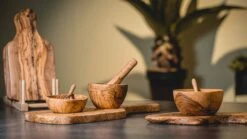 Jay Hill Vijzel Tunea - Olijfhout - ø 12 Cm -Speciaalzaken Voor Keukengerei tunea 4 2