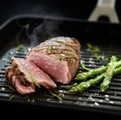 Valira Grillpan Aire Basics - Zwart - 28 X 28 Cm -Speciaalzaken Voor Keukengerei valiragrillpan28x283 5