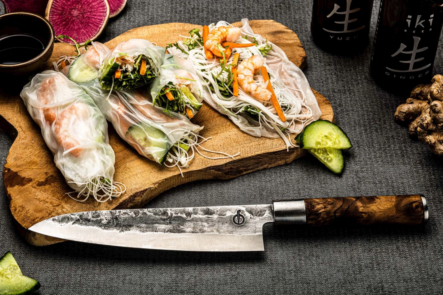 Forged Santokumes VG10 14 Cm 5 Forged Santokumes VG10 14 Cm - Afbeelding 3